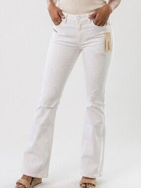 VTG Y2K Diesel White Flared Jeans NWT